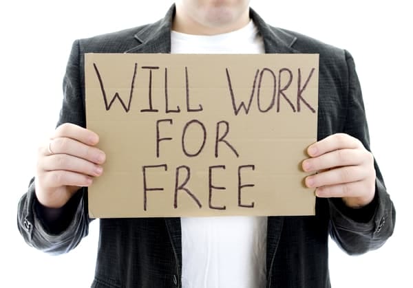 Work for free?