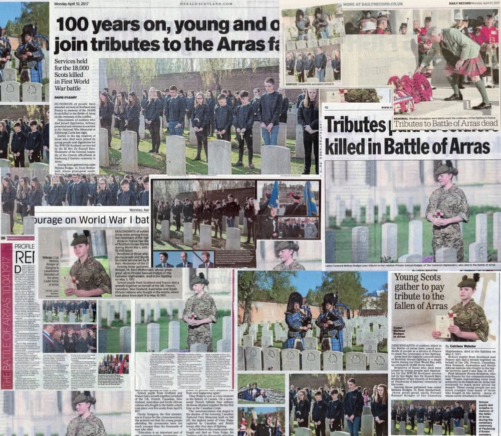 BATTLE OF ARRAS-LW Battle of Arras Tear Sheets