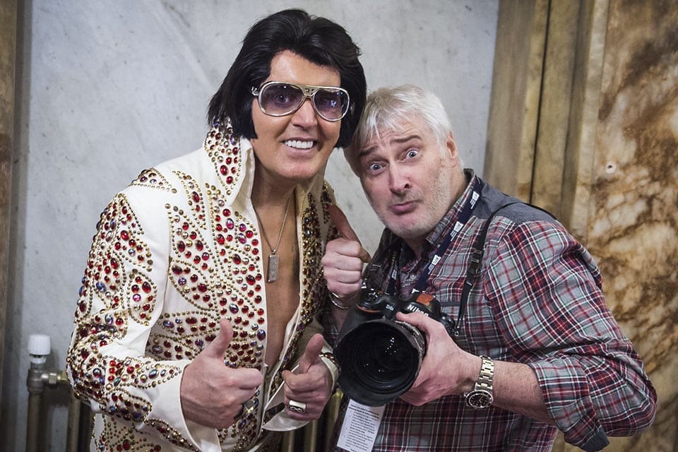 A vision of Elvis at the King's Theatre.